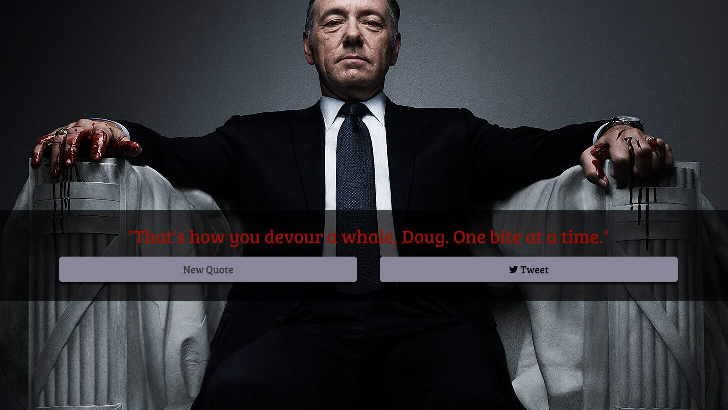 House of Cards quote app